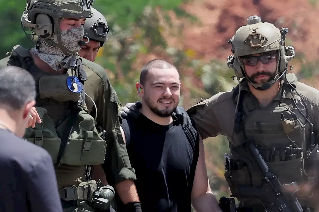 Médio Oriente: as imagens dos reféns israelitas resgatados este sábado