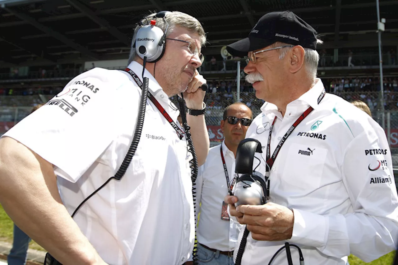 Mercedes: Ross Brawn, Baumeister des WM-Titels