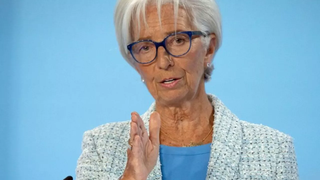 Geldpolitik: Lagarde will 'Fuß noch eine Weile auf der Bremse lassen'