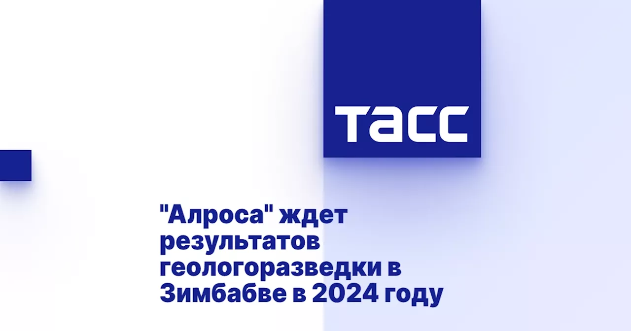 'Алроса' ждет результатов геологоразведки в Зимбабве в 2024 году