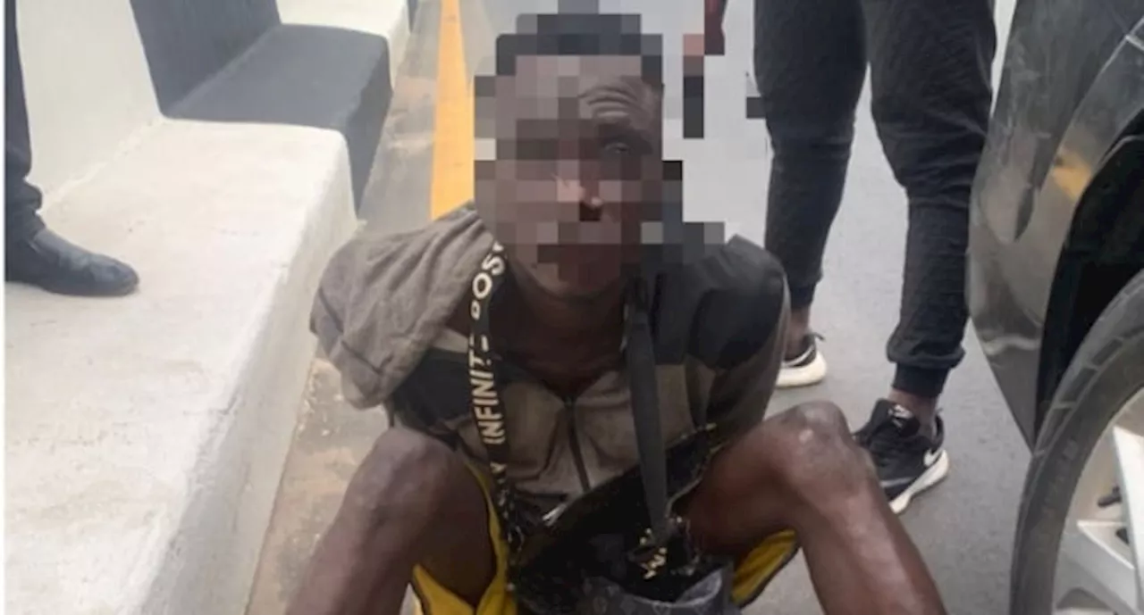 Police arrest suspect for 'vandalising' road studs on Third Mainland Bridge