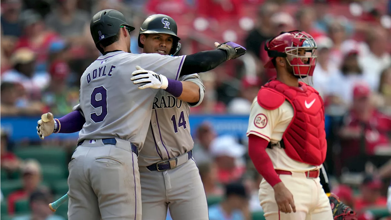 Tovar hits two homers to lift Rockies to victory over Cardinals