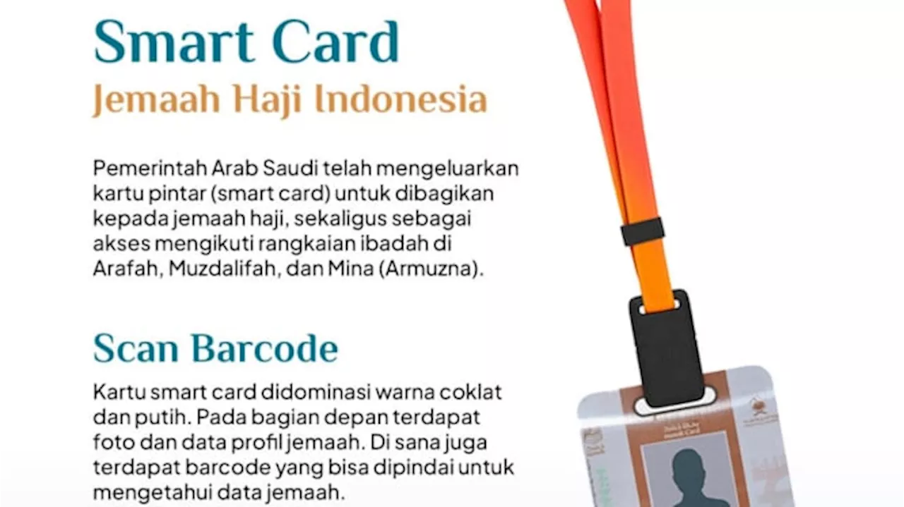 Jemaah Haji Wajib Tahu, Ini Prosedur Keberangkatan ke Arafah dengan Gunakan Smart Card