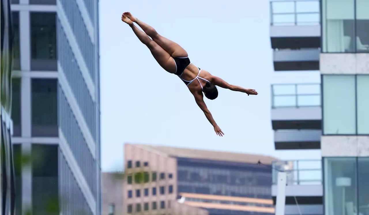 Cliff divers will plunge 90 feet from a Boston art museum in sport's marquee event