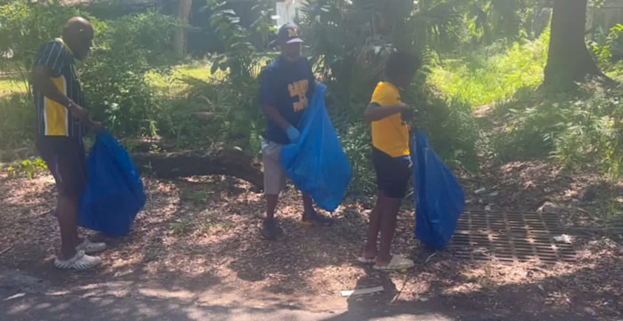 More than 100 volunteers work together to clean historic park on Jacksonville’s Northside