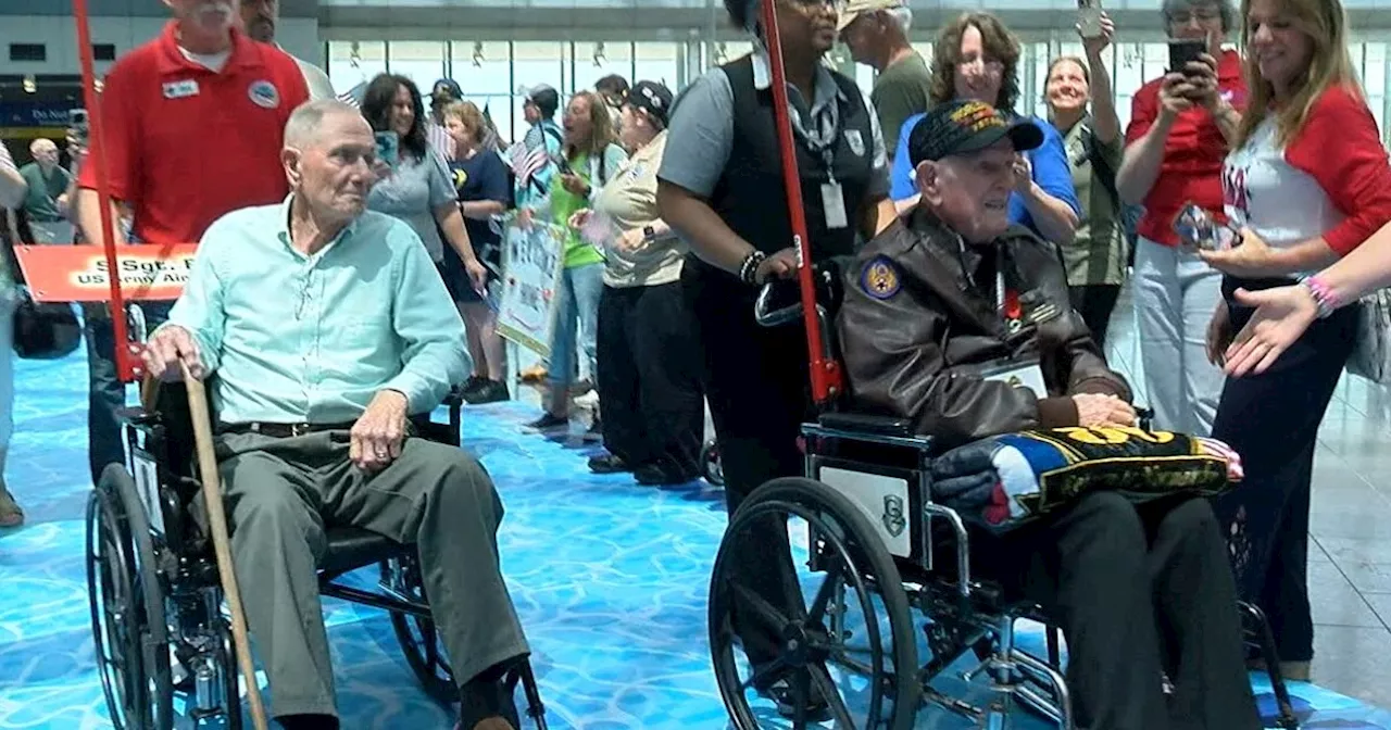 2 Hoosier D-Day veterans return home from France for 80th anniversary