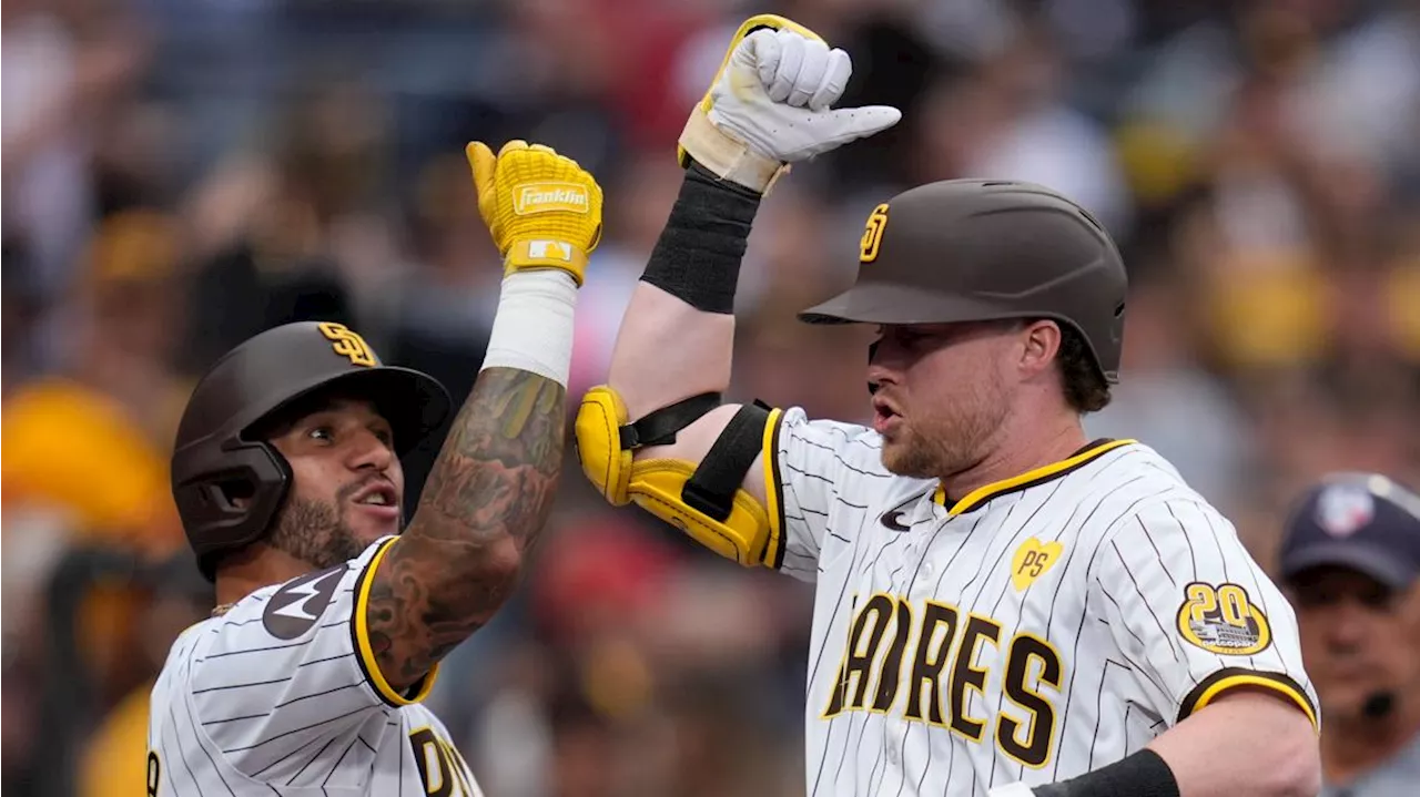 Kim, Cronenworth and Higashioka homer to back Waldron in the Padres' 13-1 win against Arizona