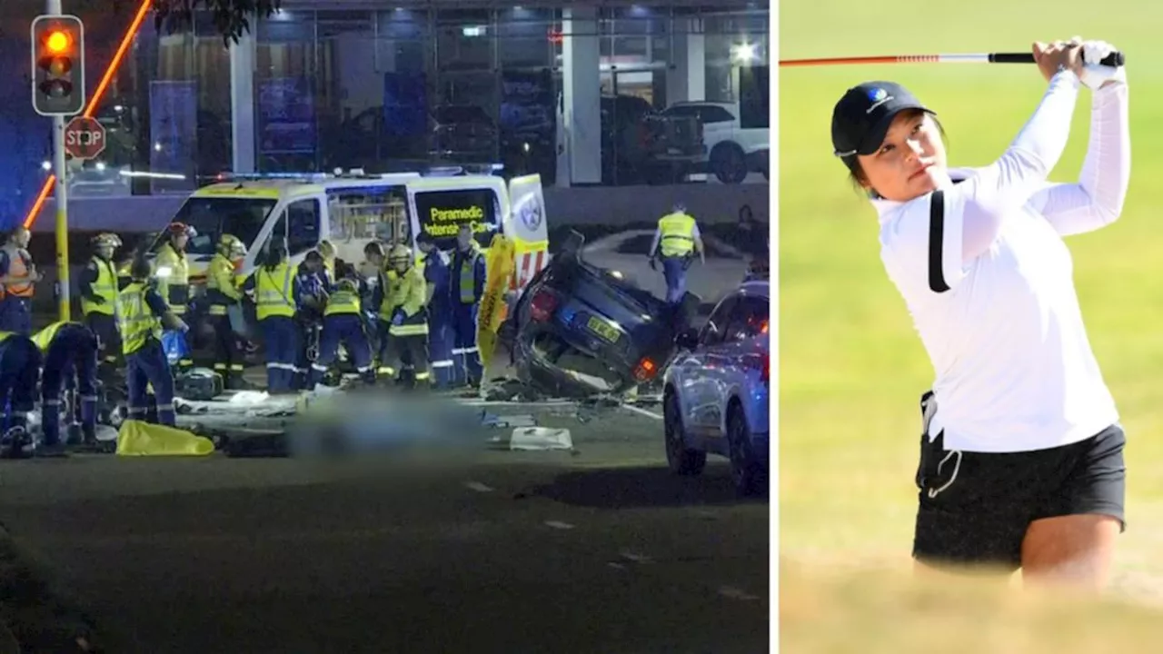 Man charged with causing deaths of golfer Doey Choi and boyfriend in crash in Greenacre, Sydney