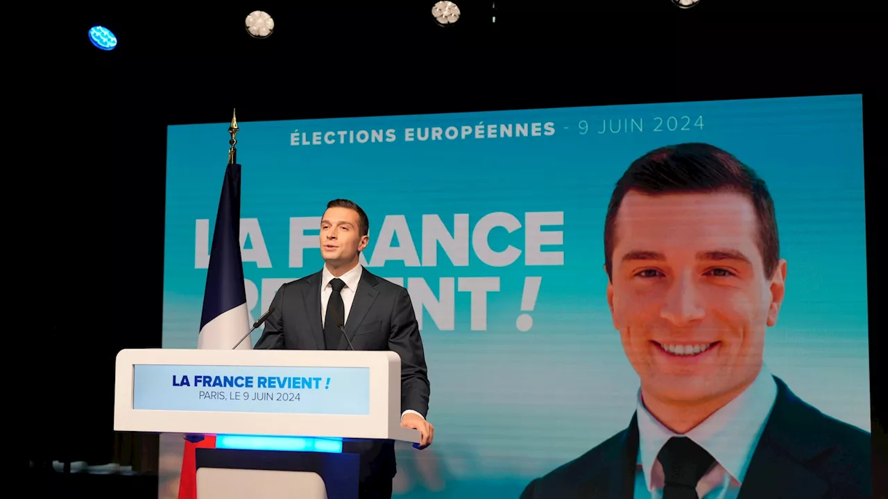 First French projections put hard-right National Rally well ahead in EU election