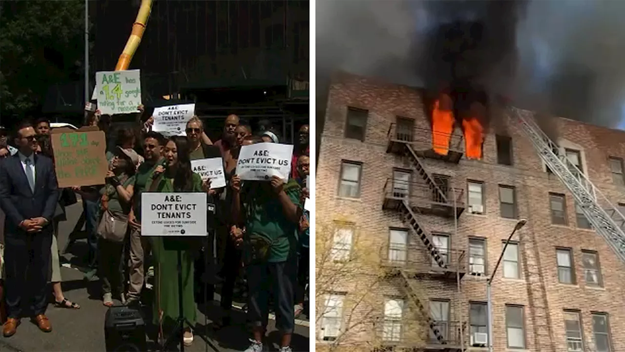 Community rallies support for tenants displaced in 2023 apartment building fire in Sunnyside, Queens