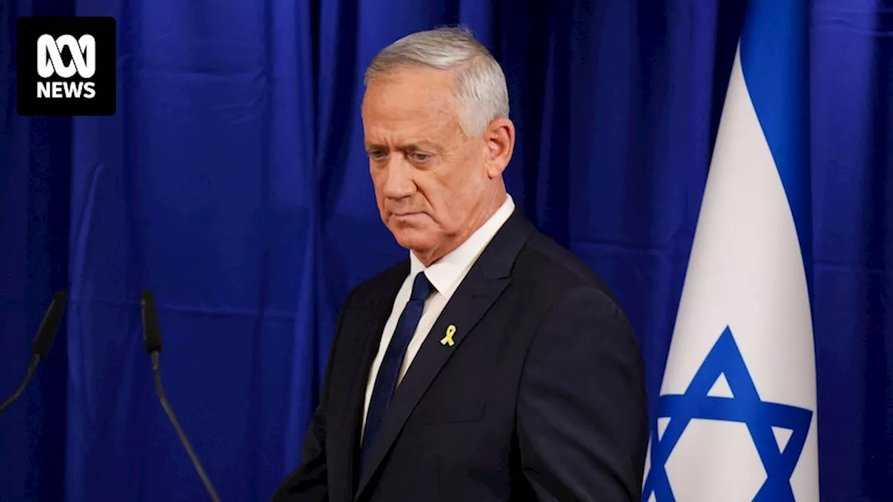 Israeli minister Benny Gantz resigns from Benjamin Netanyahu's emergency government