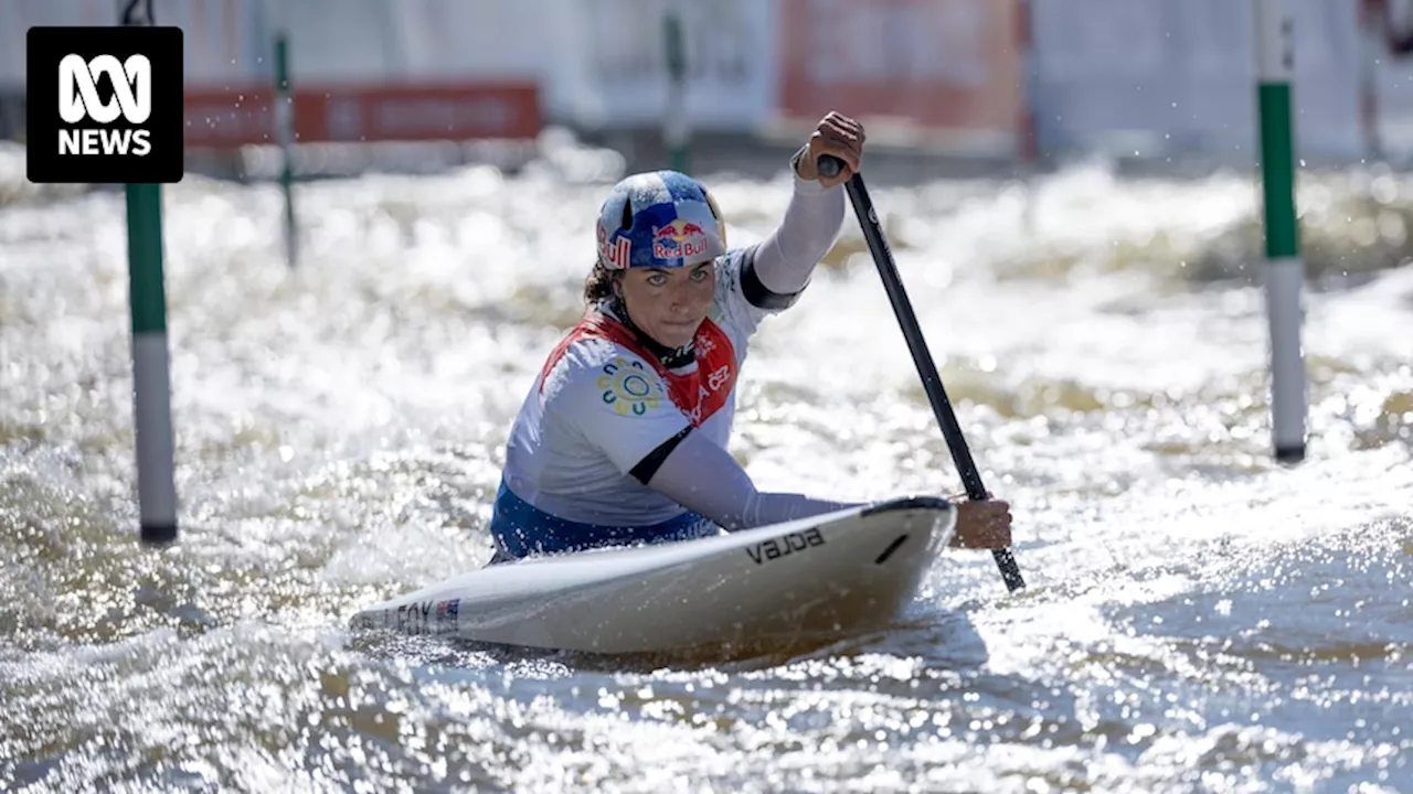 Jessica Fox claims second silver medal at World Cup in Prague as penalties bite into C1 time