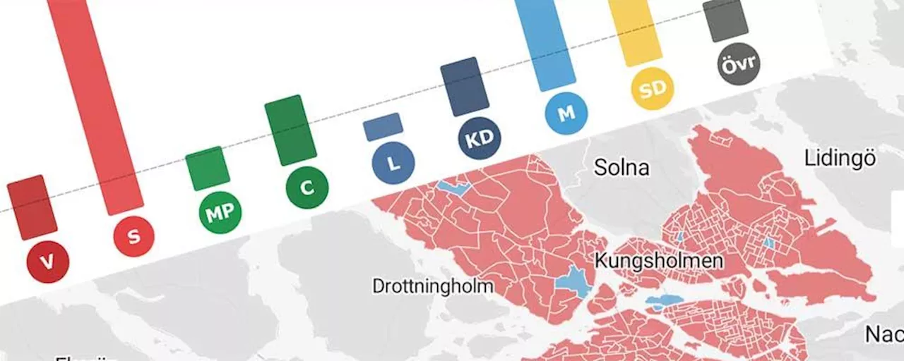 Resultat EU-valet 2024: Så röstade Sverige