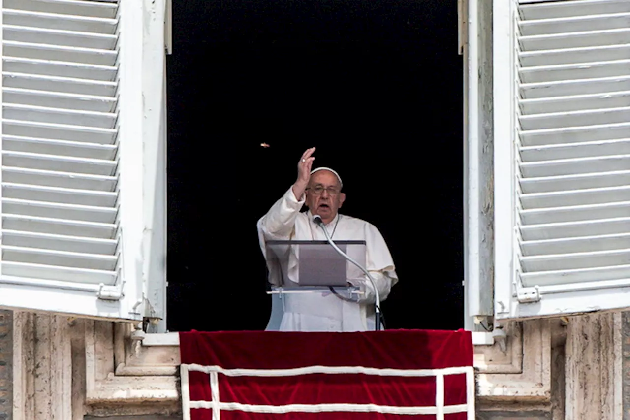 La preghiera dell'Angelus di Papa Francesco in Vaticano