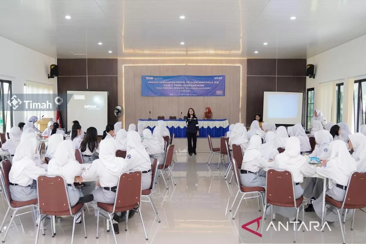 PT Timah lakukan P5 Kurikulum Merdeka di SMKN 1 Bangka