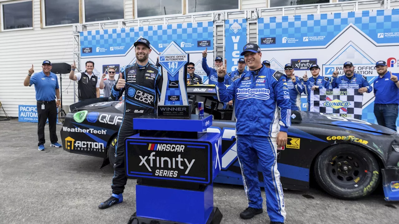 Shane van Gisbergen races to 2nd straight NASCAR Xfinity victory, winning from the pole at Sonoma