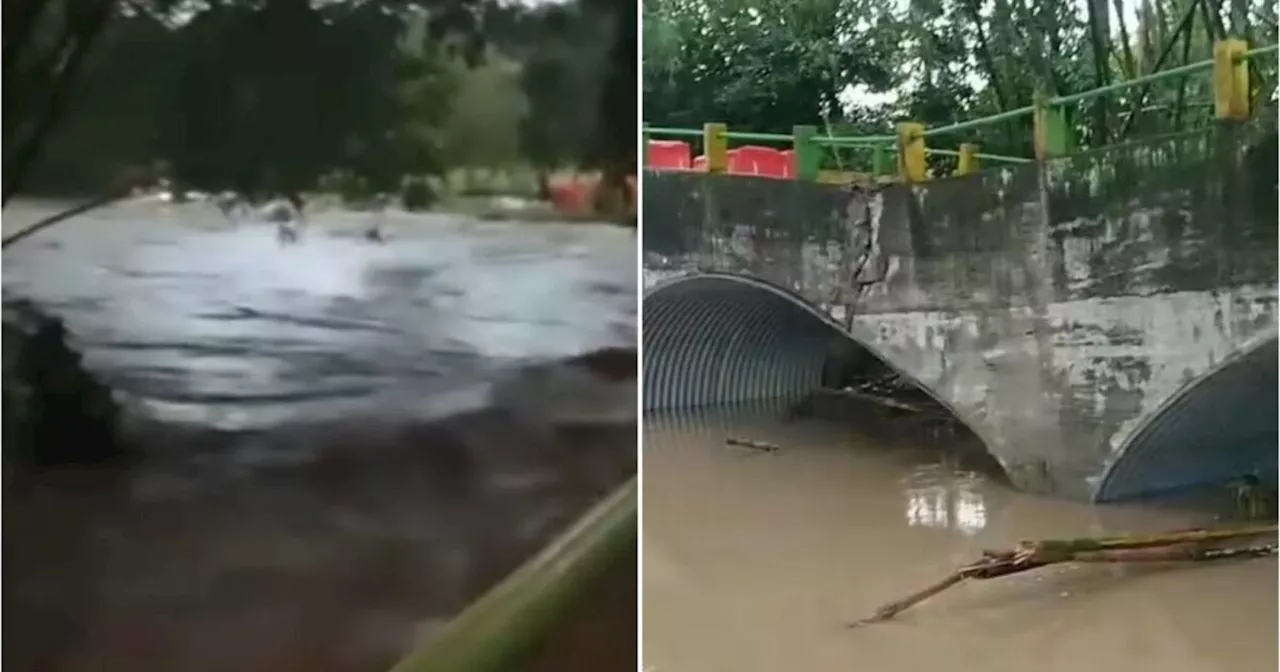 Intenso aguacero dejó grave afectación en puente de zona rural de Zarzal, Valle