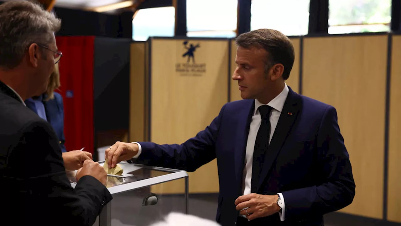 Élections européennes 2024 : Emmanuel Macron a voté au Touquet, dans le Pas-de-Calais