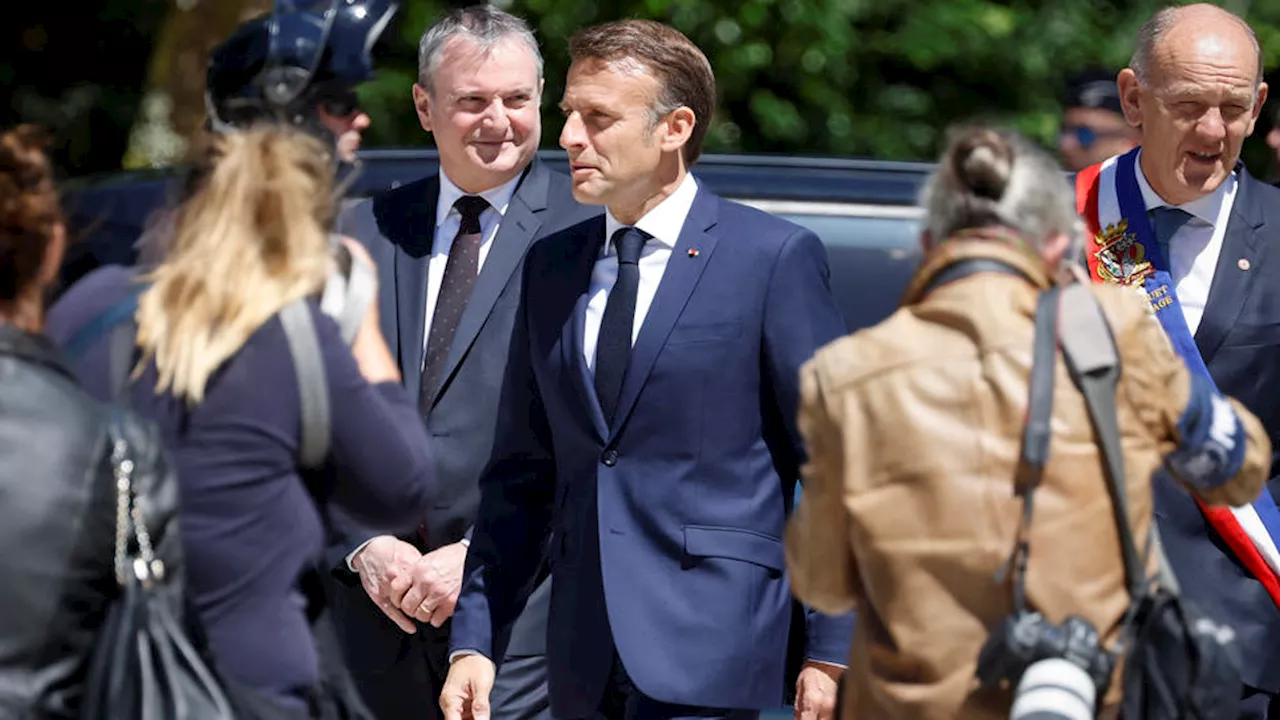 Élections européennes 2024 : Emmanuel Macron est arrivé au Touquet pour déposer son bulletin de vote