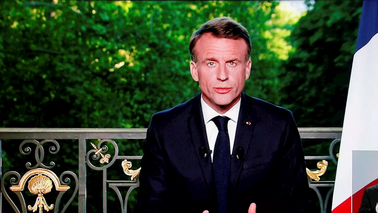 Macron utlyser nyval i Frankrike efter ytterhögerns framgång