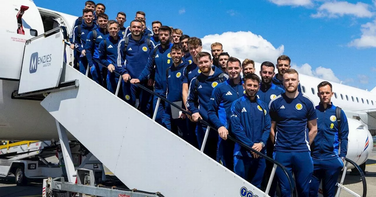 Scotland team board plane to Germany as stars jet off to Euro 2024