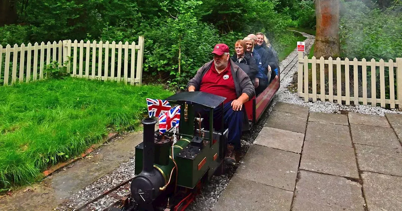 I went on the Croxteth Hall miniature railway for the first time