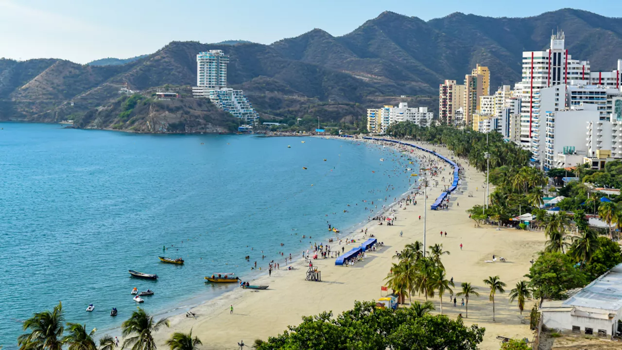 Caimán aguja de dos metros causa pánico en playas de Santa Marta