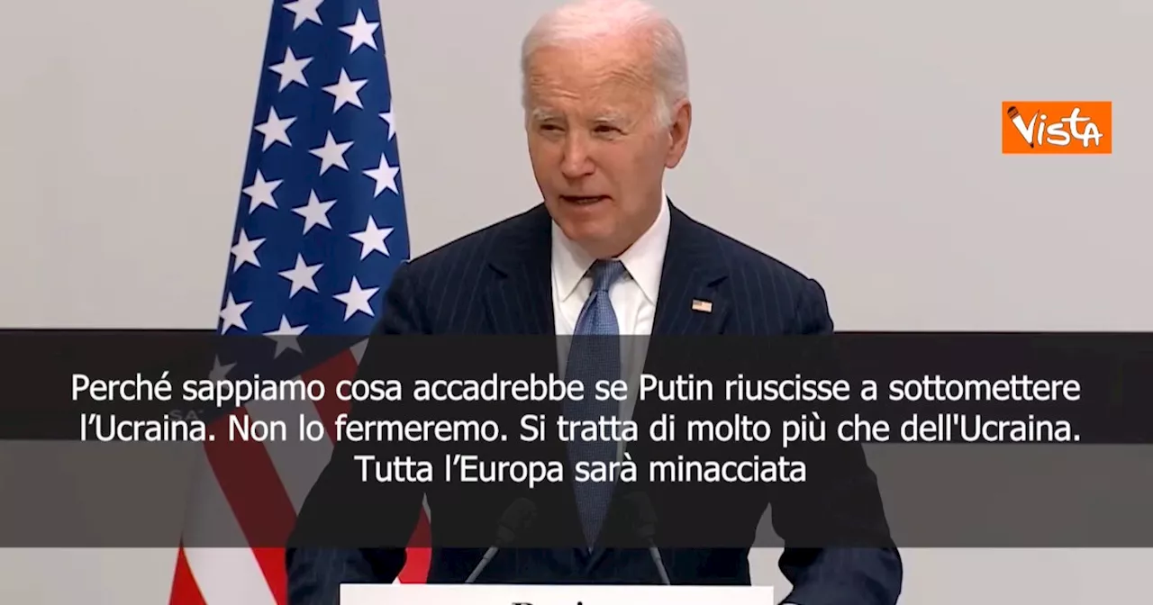 Biden a Parigi: “Non si tratta solo dell’Ucraina, anche tutta l’Europa è in pericolo”