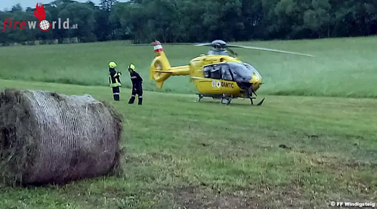 Nö: Rettungsaktion in Windigsteig – Feuerwehr befreite Landwirt aus Notlage