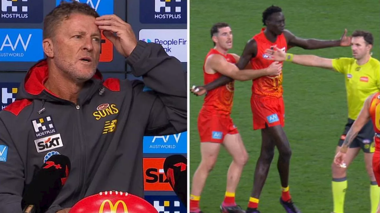 ‘Disgraceful free kick’: Greats slam controversial ump call as Dimma ‘frustrations’ boil over