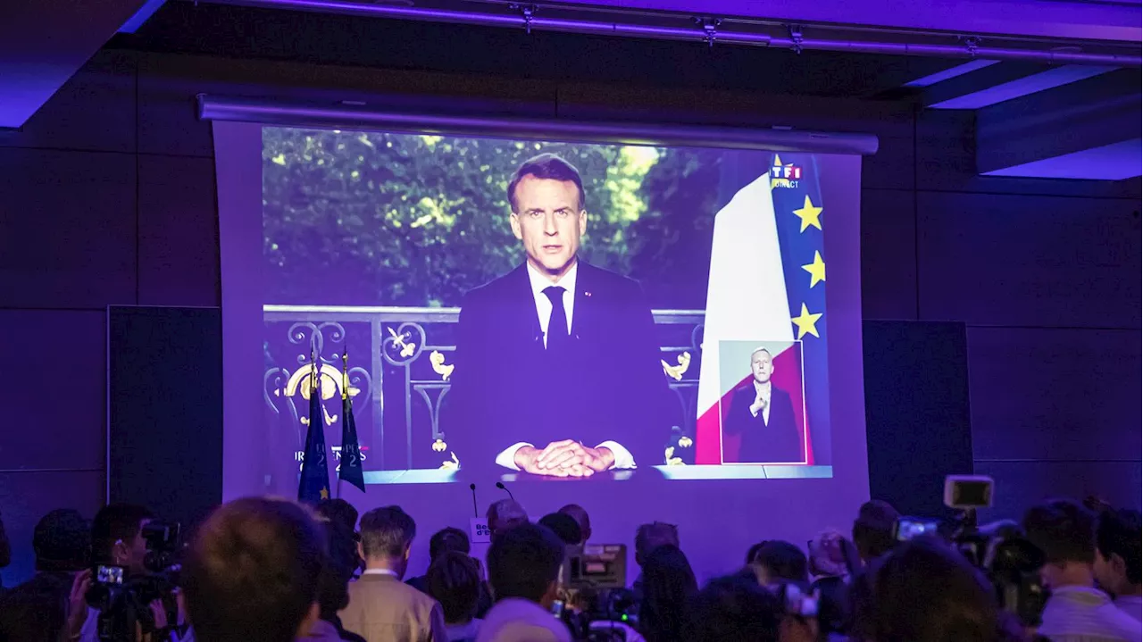 Résultats des européennes 2024 : Emmanuel Macron annonce la dissolution de l'Assemblée nationale et des électi