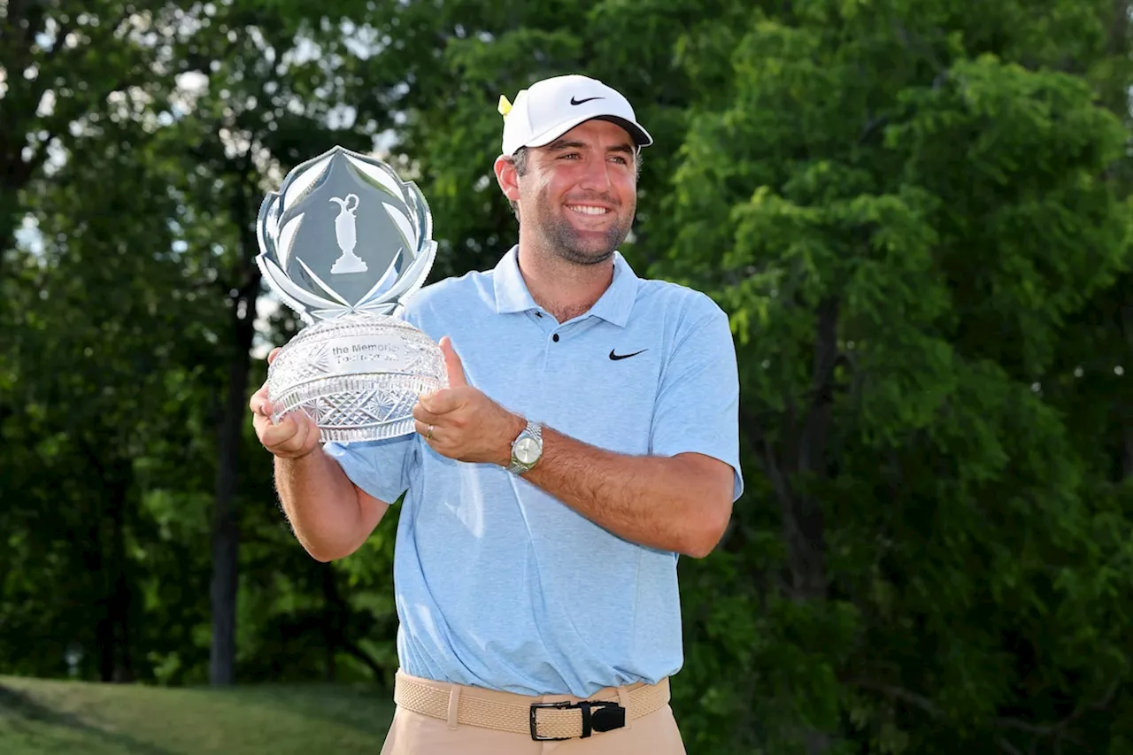 Scottie Scheffler holds on to win Memorial for his fifth PGA Tour title of the year