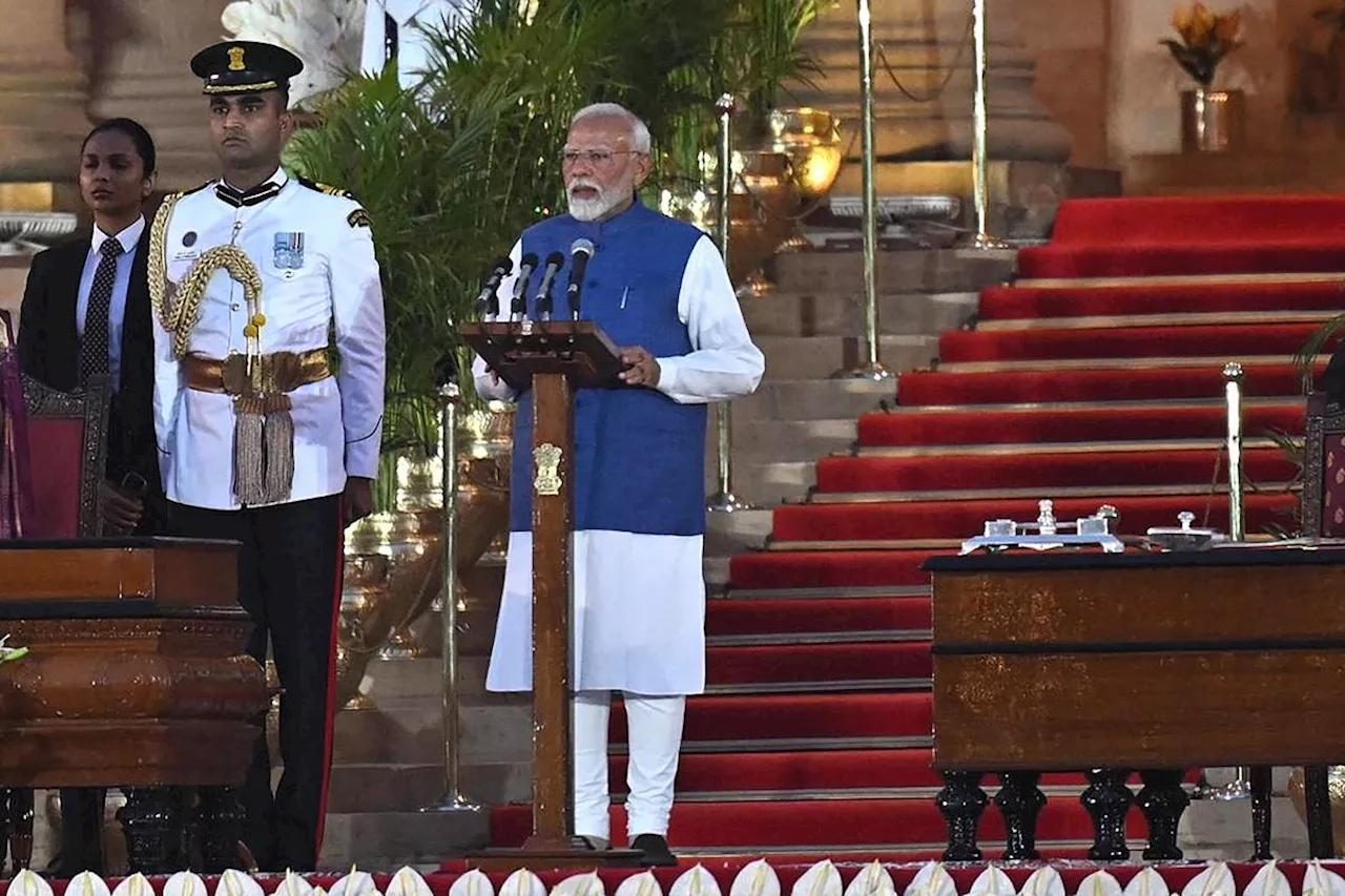 India’s Modi sworn in as prime minister for historic third term