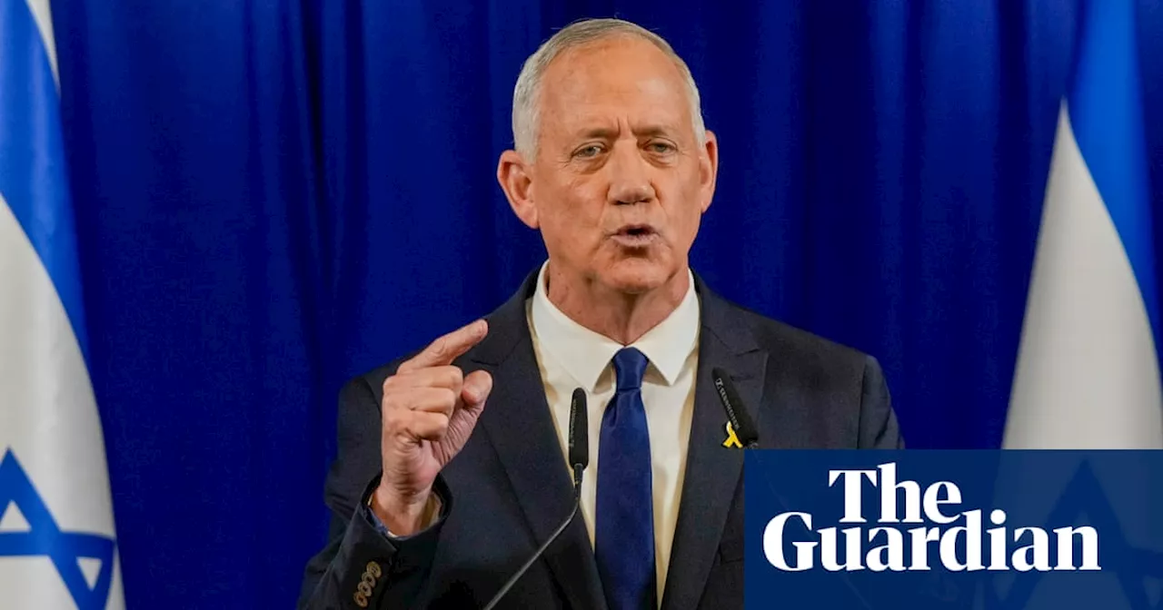 Moderate politician Benny Gantz resigns from Israeli war cabinet