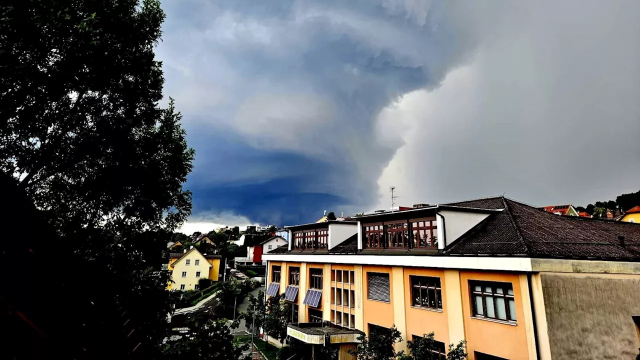 Höchste Warnstufe – Hagel-Gewitter bedroht jetzt Wien