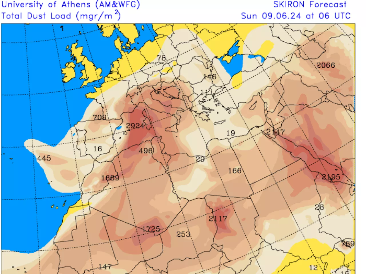 Acqua mista alla sabbia del Sahara: cosa succede alla pioggia