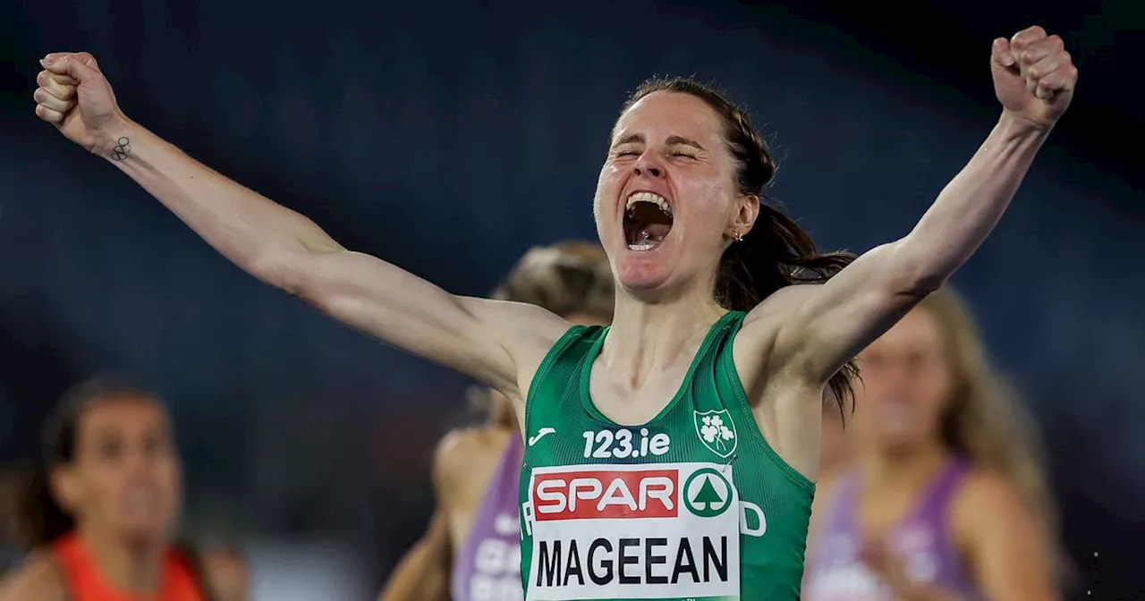 Ciara Mageean storms to 1500m gold in Rome