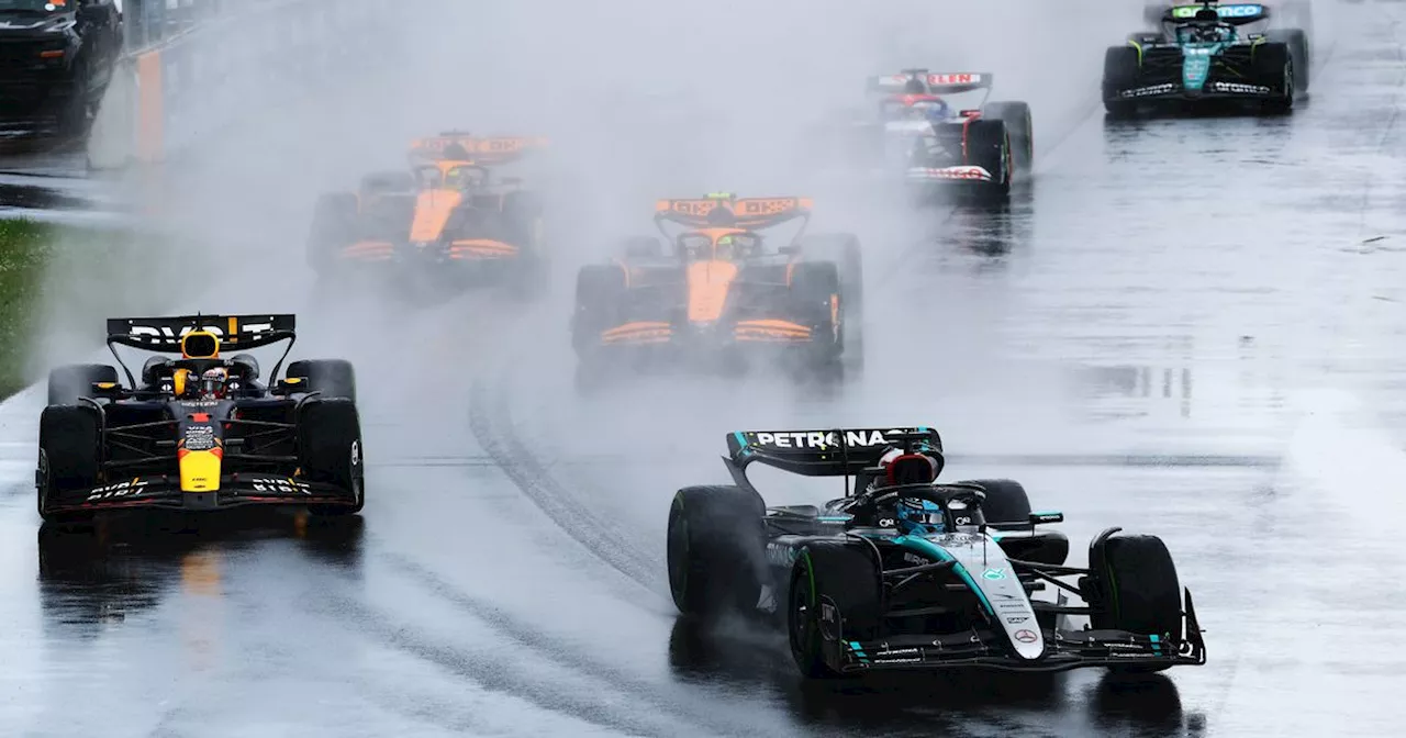 Hamilton and Russell scrap for podium as Verstappen wins Canadian GP