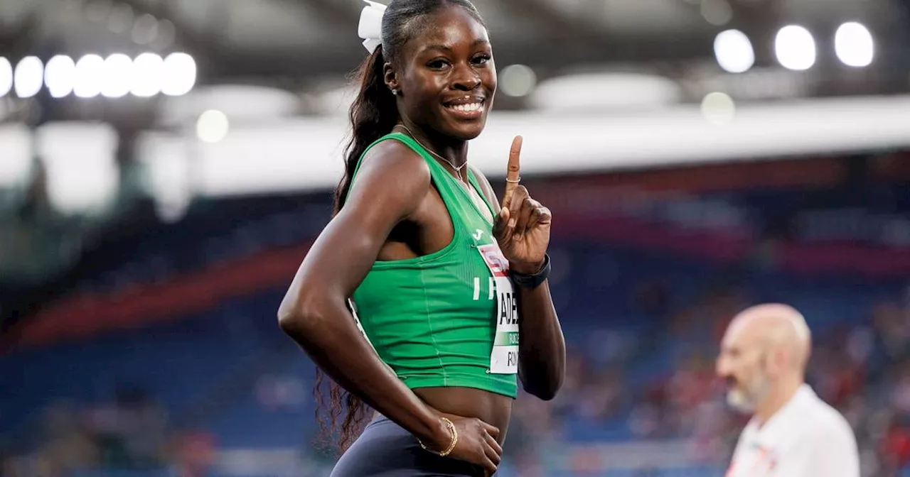 Rhasidat Adeleke and Sharlene Mawdsley book spots in 400m final at European Championships