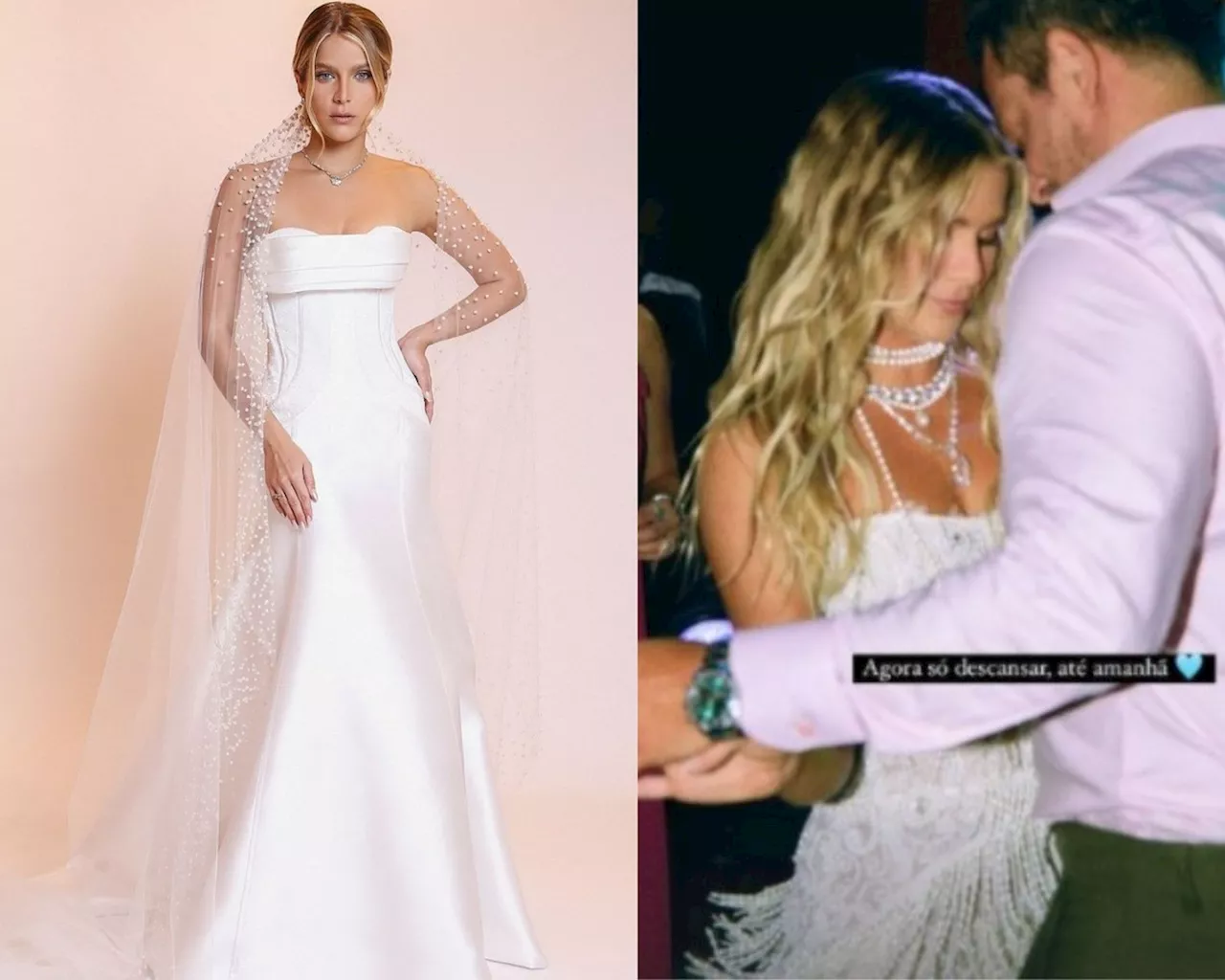 Isabella Santoni mostra segundo look que usou na festa de seu casamento: 'Virar periguete'