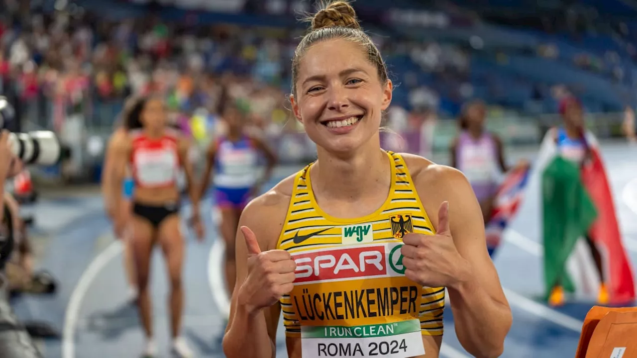 Lückenkemper auch ohne Medaille zufrieden - Gold an Asher-Smith