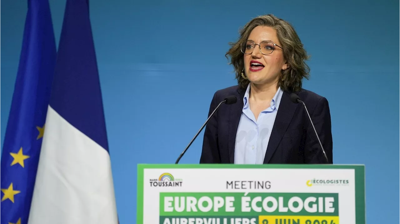 Résultats européennes 2024 : Marie Toussaint, tête de liste EELV, recueille 5,2 % des voix