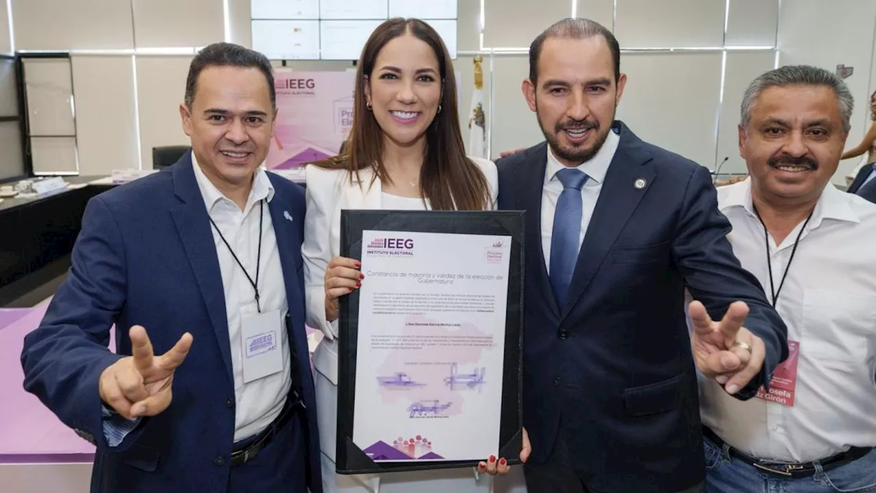 Libia Denisse recibe constancia de mayoría como gobernadora de Guanajuato: “Me llena de orgullo”, afirma