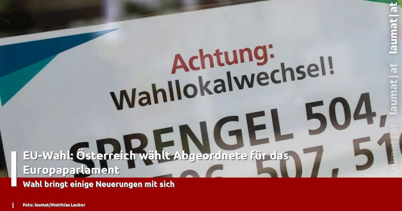 EU-Wahl: Österreich wählt Abgeordnete für das Europaparlament