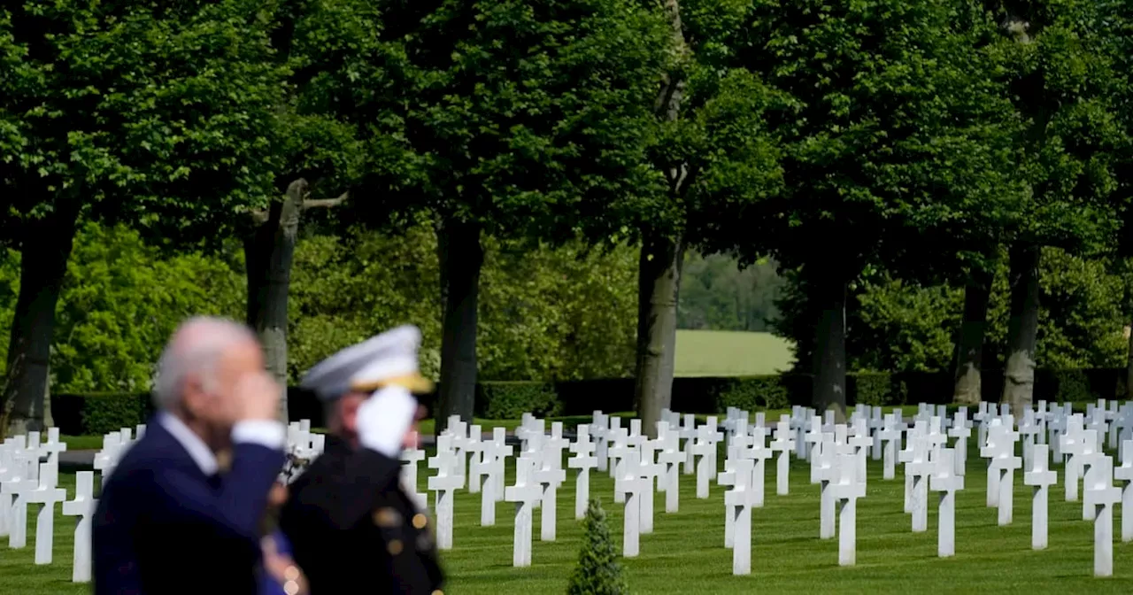 Biden cierra su viaje a Francia visitando un cementerio militar estadounidense