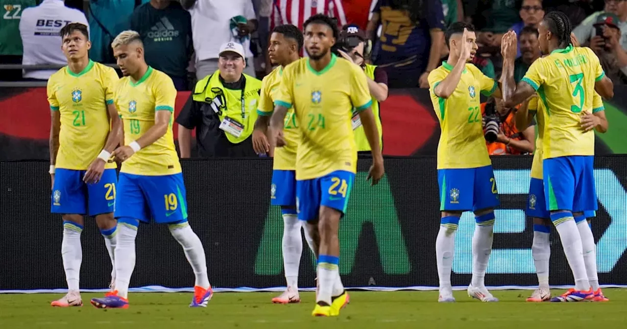 Brasil le ganó con lo justo a México en la previa a la Copa América