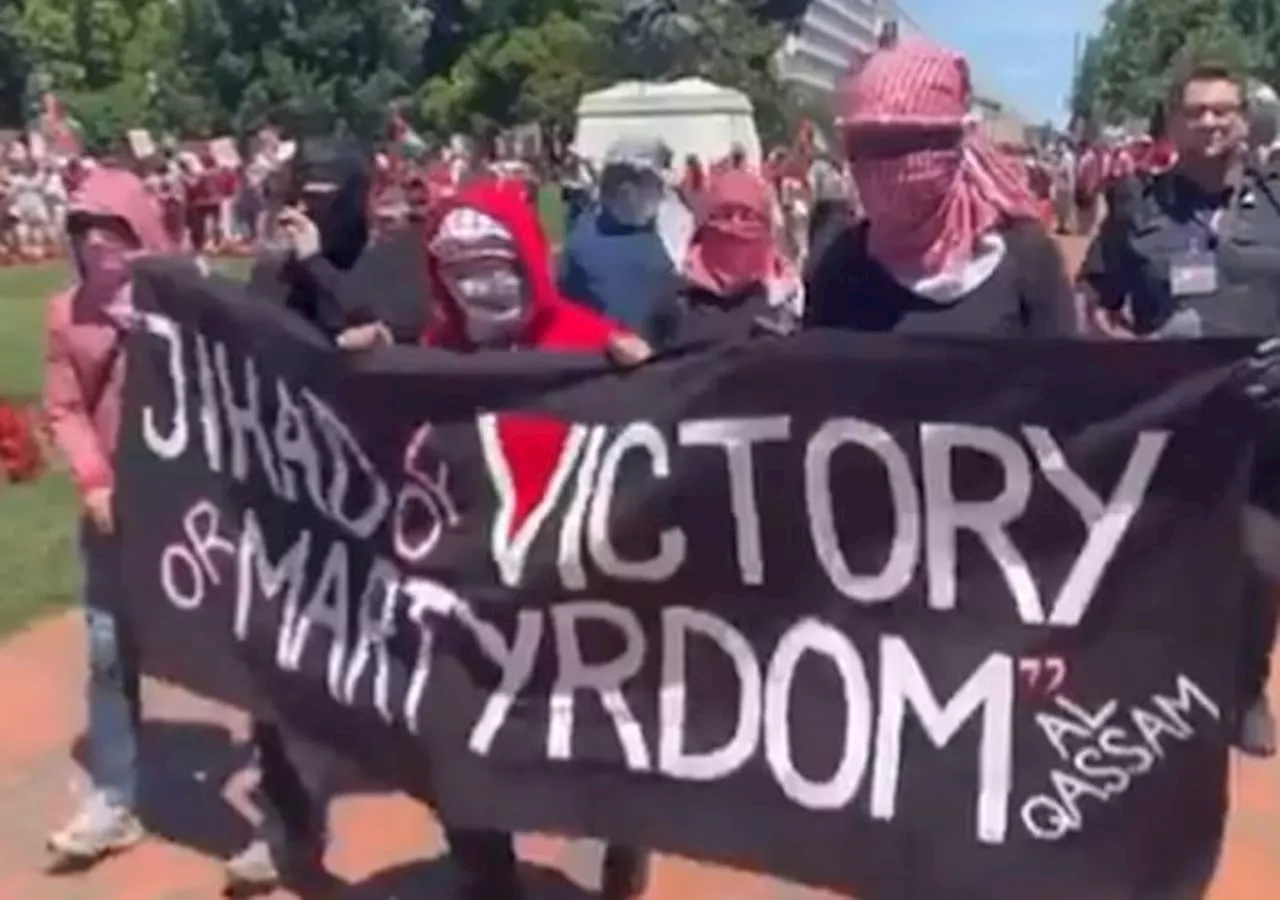 Anti-Israel Activists Descend on Washington, DC for ‘Surround the White House’ Protest