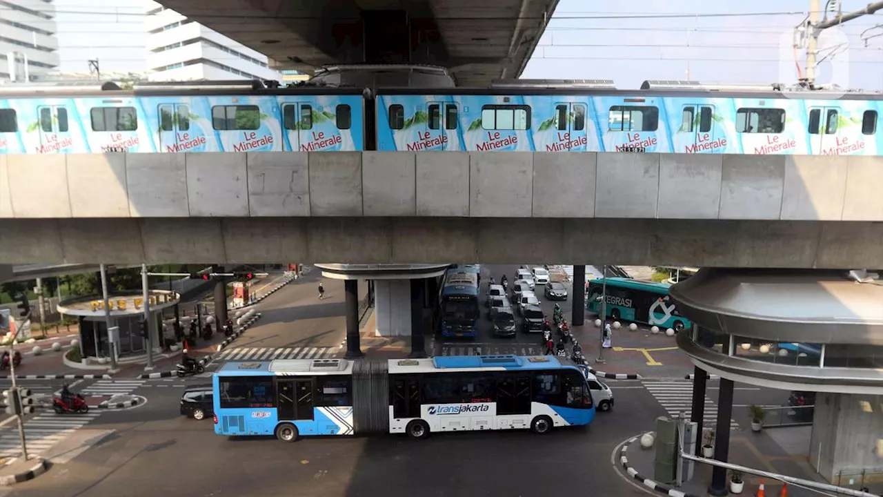 HUT Jakarta ke-497, Naik Transjakarta, MRT, dan LRT Hanya Bayar Rp1, Catat Jadwalnya