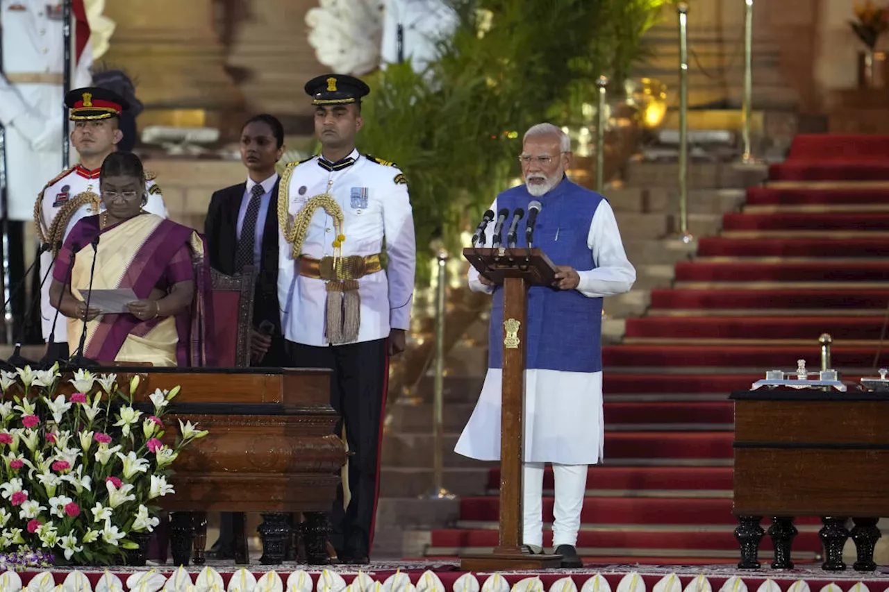 En Inde, le Premier ministre Narendra Modi a prêté serment pour un troisième mandat