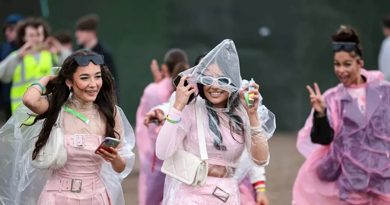 Parklife 2024 pictures as rain hits with thousands heading into Heaton Park